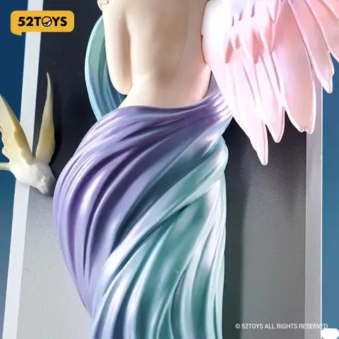 52TOYS Sleep Limited Edition- เอลฟ์ปีก, ฟิกเกอร์น่ารัก, ของเล่นสะสมเดสก์ท็อปตกแต่ง, ความสูง: ประมาณ 17 ซม./6.6 นิ้ว