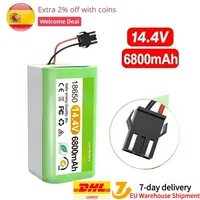 NEW 14.4V 6800mAh Li-ion Battery for Conga Excellence 950 990 1090 1790 1990 Deebot N79S N79 DN622 Eufy Robovac 11S 12 X500