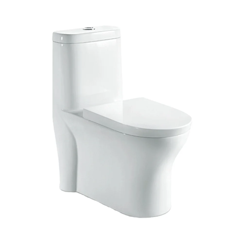 

Modern hotel custom water-saving S-type trap ceramic toilet sanitary integrated toilet seat bathroom integrated structure