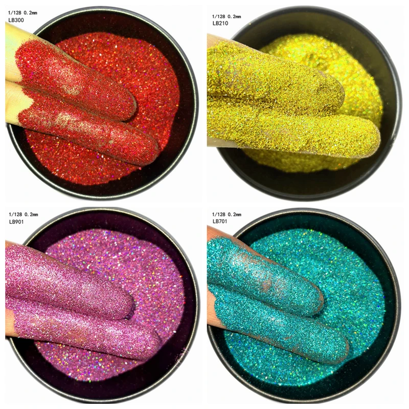 500g Laser Glitter 0.2mm Size Sparkly Rainbow Fine Holographic Glitter for DIY Crafts,Beauty Symphony Dazzling Glitter Powder