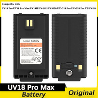 Baofeng UV18 Pro Max GPS Li-ion Battery Original  DC 8.4V Type-C Charging for UV-G28 Pro UV18H UV-18i UV-18L UV-18 Two Way Radio