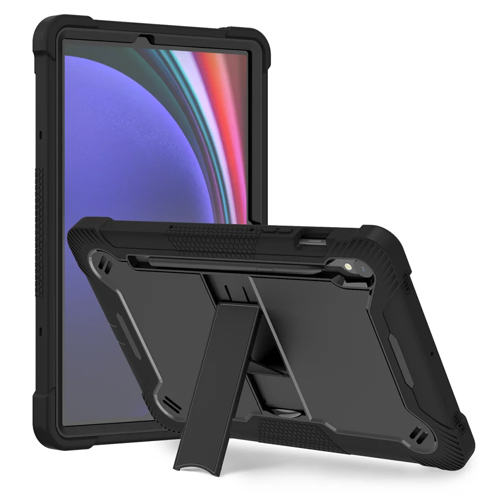 

Hybrid Shockproof Rugged Case for Samsung Galaxy Tab S7 S8 2022 11"Tablet Cover SM-X700 X706 T870 T875 T876 S Pen Holder Funda