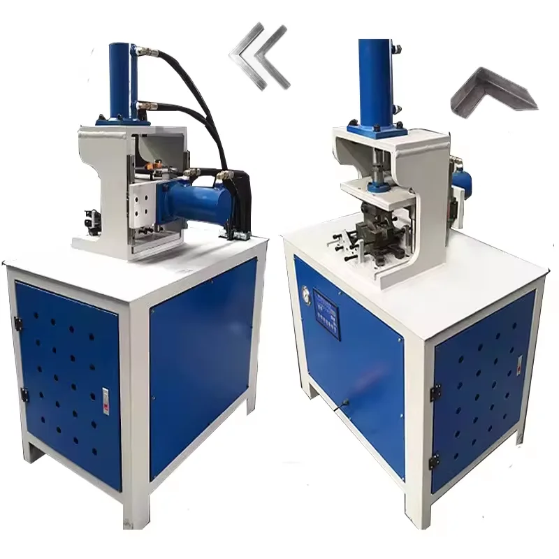 Stainless Steel Pipe Angle Punching Machine Hydraulic Corner Cutter Machine Portable  Hydraulic Pipe Notching Machine