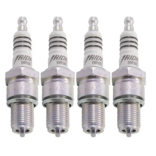 

Iridium Spark Plugs Br8eix 5044 Model, Four Pieces For Engine Ignition System
