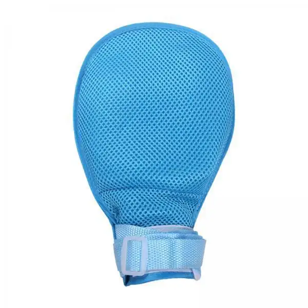 Composite Fabric Hands Control Mitts Elderly Patient Safety Mesh Pad for Nursing and Injury Protection