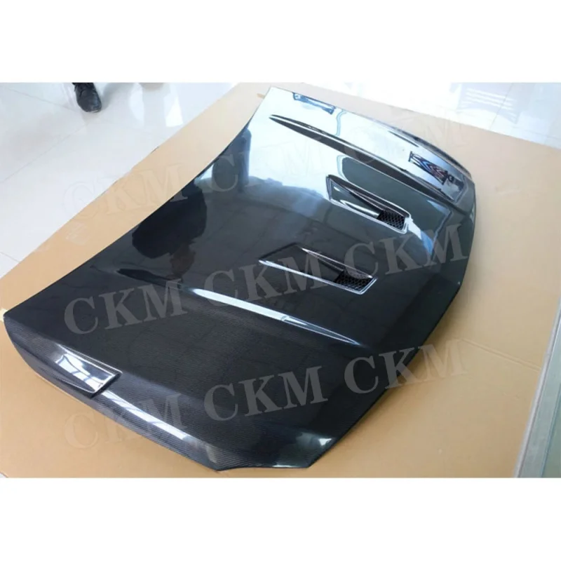 غطاء فتحة التهوية الزخارف فئة W176 A45 2013-2019 ألياف الكربون غطاء محرك السيارة المصد الأمامي غطاء المحرك #3