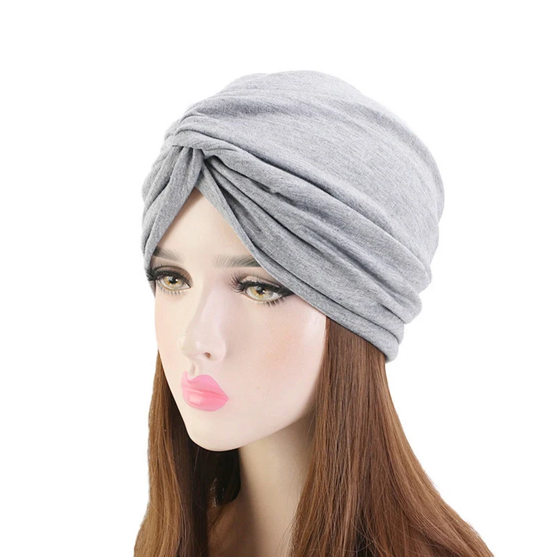 ALTOBEFUN – Turban à la mode pour femmes, casquette indienne, chimio, bandeau élastique Vintage, HT196