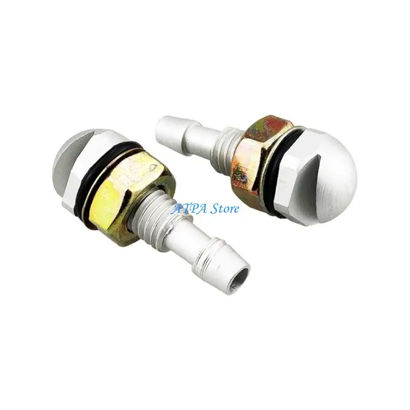 U13C Windshield Washer Nozzles Assembly Direct Replacement Front Hood Wiper Fluid Nozzle Washer Bonnet Sprayer Jets