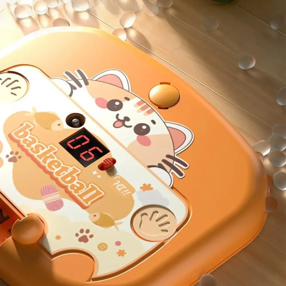 Składany zestaw do koszykówki dla dzieci, zabawka z motywem zwierząt z kreskówek, montaż bez wiercenia, kosz do koszykówki dla maluchów, piłka dmuchana.