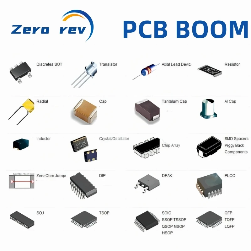 PCB bom provides 100% new electronic components IC chips supporting services