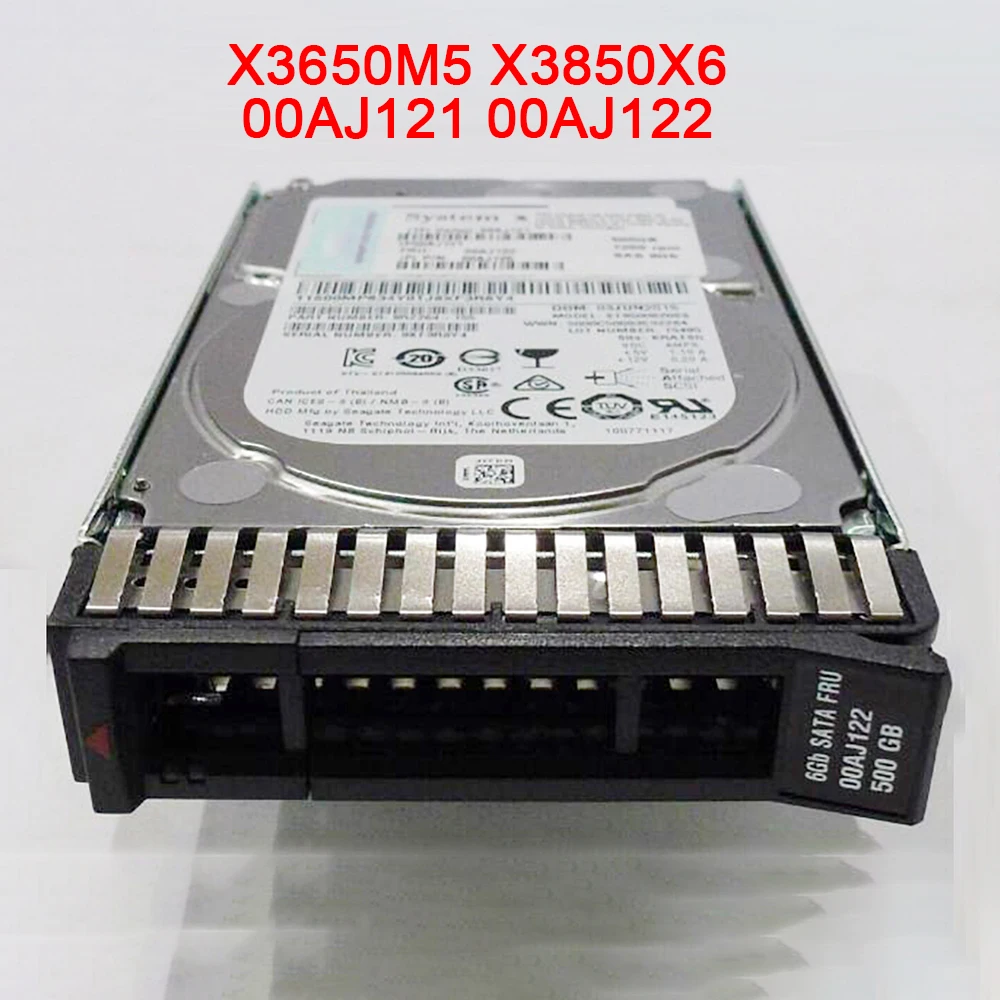 

Для IBM X3650M5 X3850X6 00AJ121 00AJ122 500G 7,2K SAS 2,5 "жесткий диск