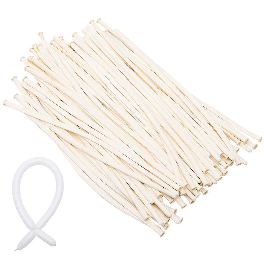 

200 Pcs Event Decorations Long Balloons Bulk Transparent Sculpting Wedding