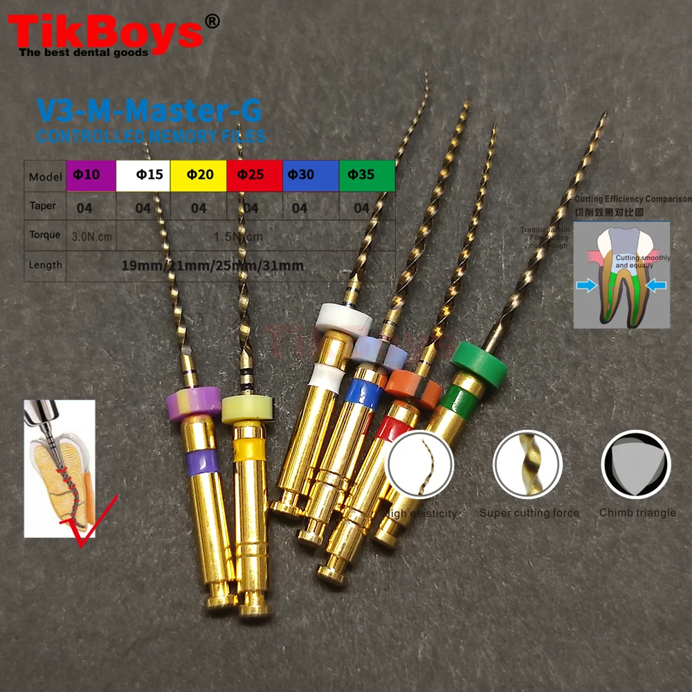 Dental Endo File Engine Use Root Canal Rotary File Endodontics Instruments NITI Tip Dentist Dentistry Accessories Laboratorio