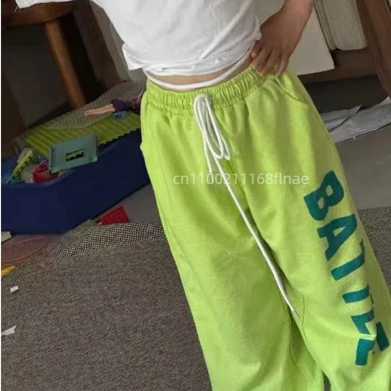 Traje de dança jazz infantil, performance de pista de meninas, conjunto de roupas da moda, dança de rua infantil, estilo hip-hop