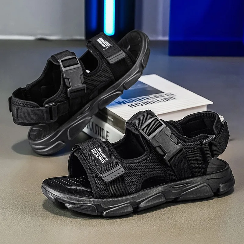 Hot Sale Men's Slippers Sandals, Comfortable Non Slip Casual Footwear, Perfect For Outdoor Beach Daily And Summer Walking Use