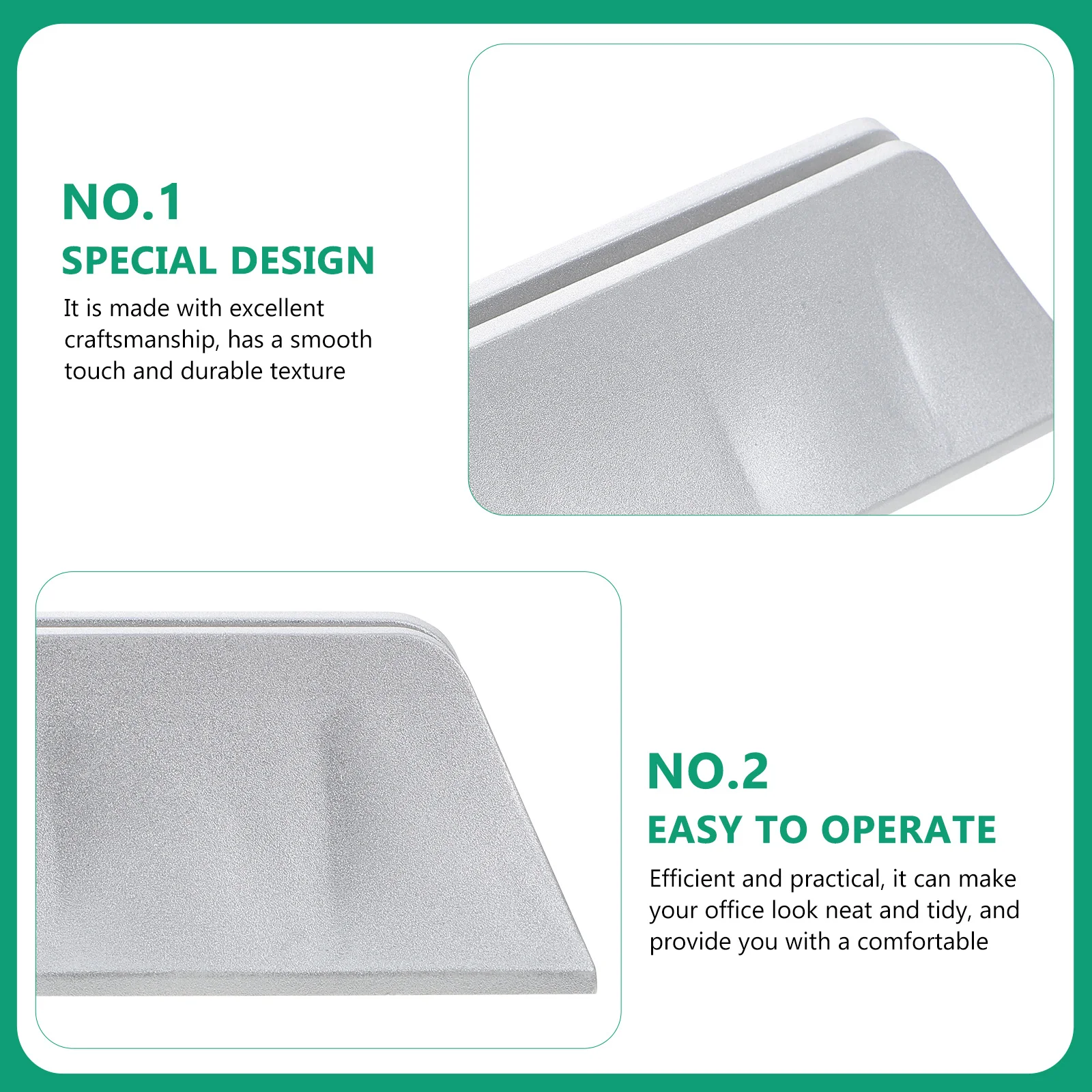 

4Pcs Unique Desk ABS Partition Clips Handy Office Divider Support Bases Tidy Workspace Solutions