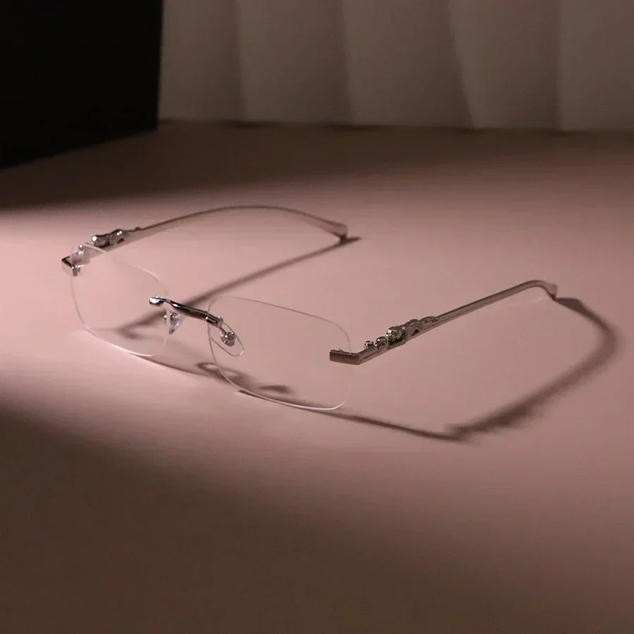 Light Round Glasses Transparent Minimalist Frame Vintage Eyewear For Women Men Protection Female Male