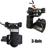 3Axis Brushless Gimbal uses three brushless motors to accurately stabilize the pan tilt For Gopro3 Gopro4 SJ4000 Camera DIY FPV