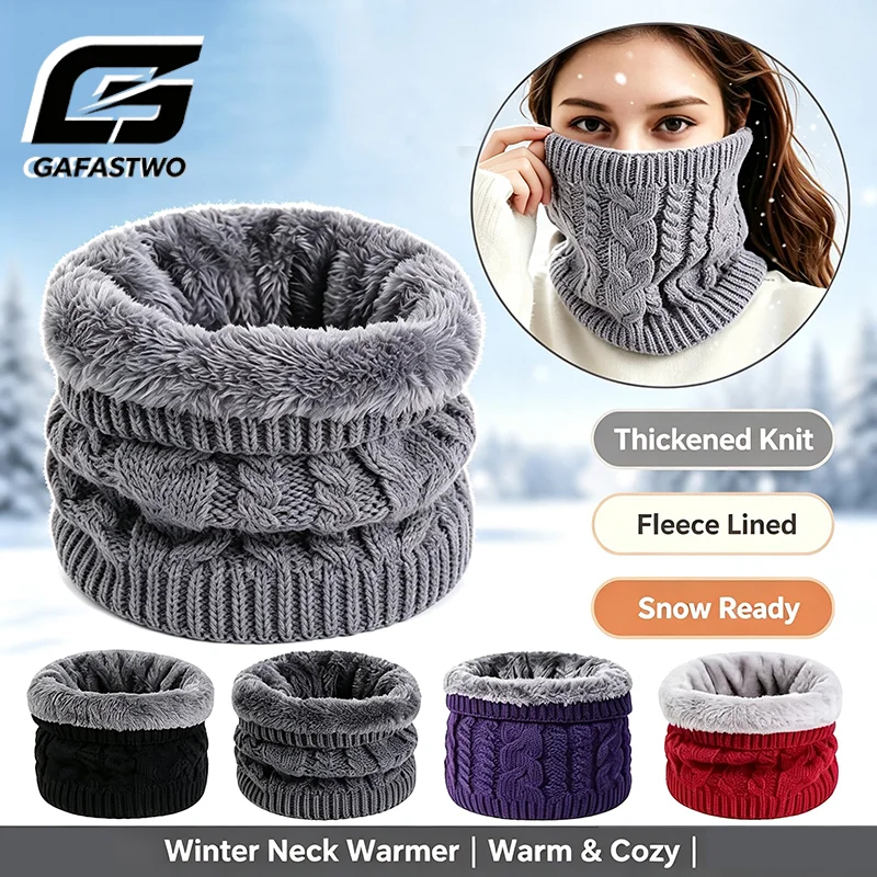 Fashion Polyester Fiber Neck Warm Scarf Suitable for Comfortable Winter Accessories for Men and Women in Cold Weather