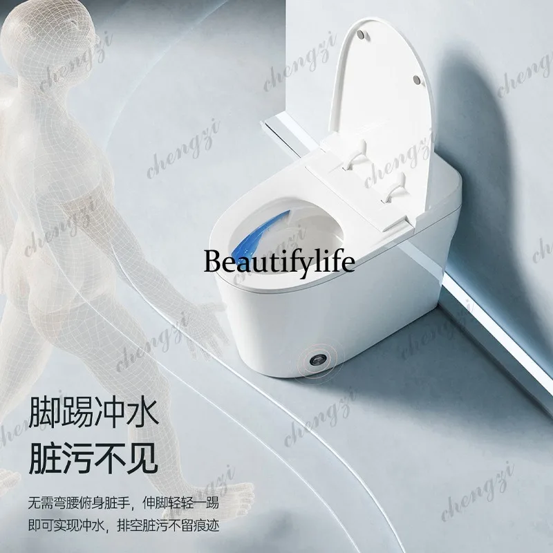 S178 light smart toilet initializing integrated cold water hip wash woman wash household toilet view 3