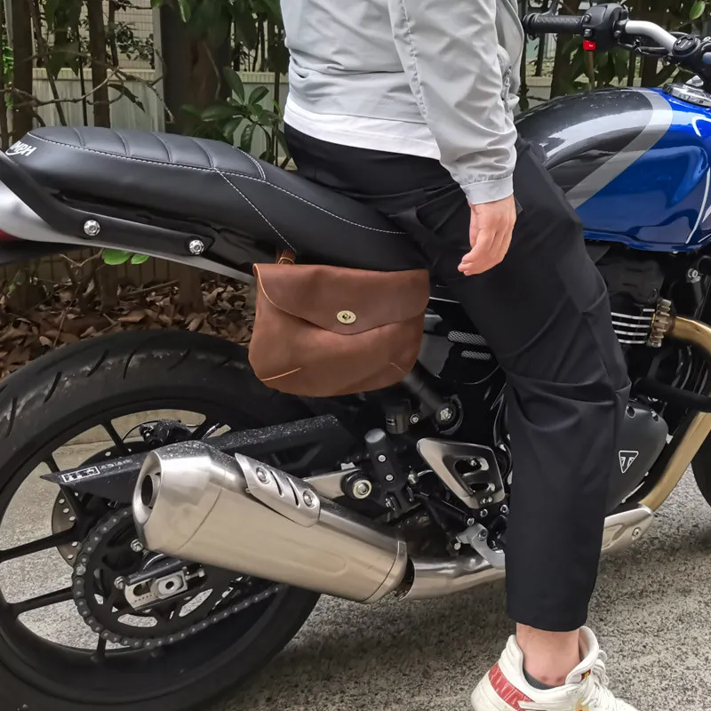 【Premium】For Triumph 400X Speed400 side cover bag Scrambler modified accessories small hanging bag vintage side bag