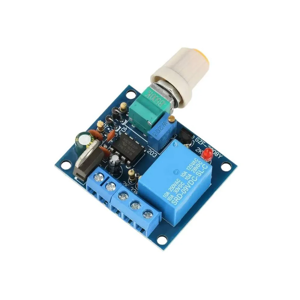 

9-15V Adjustable Frequency Switch Relay 10A Mixed Frequency Flicker Flash Lamp Swing Motor Forward and Reverse Controller