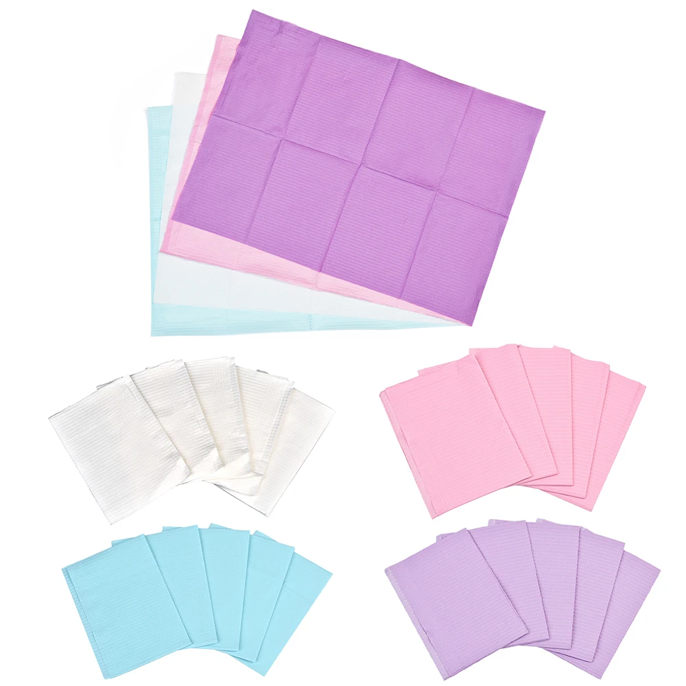 25PCS Disposable Nail Cleaning Desk Table Pads Nail Papel Protector for Manicure Polish DIY Salon Tool Accessories Portable Mat