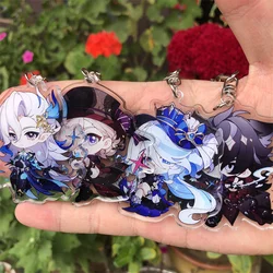 Genshin Impact Game Anime Keychain, Tartaglia, Hu Tao, Arataki, Itto, planchers amouche, Key, JoPendant, Cartoon Danemark ge, Accessoires