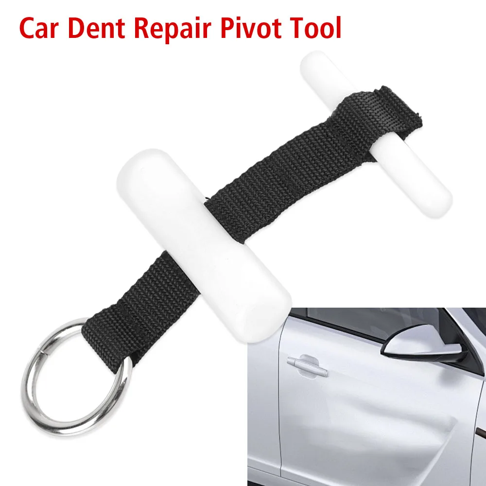 Hanging Assist Car Dent Repair Tools Car Hood Roof Dent Removal Kit Dent Crowbar Pivot Hanger Nylon Rod Strap Support Tool image 5