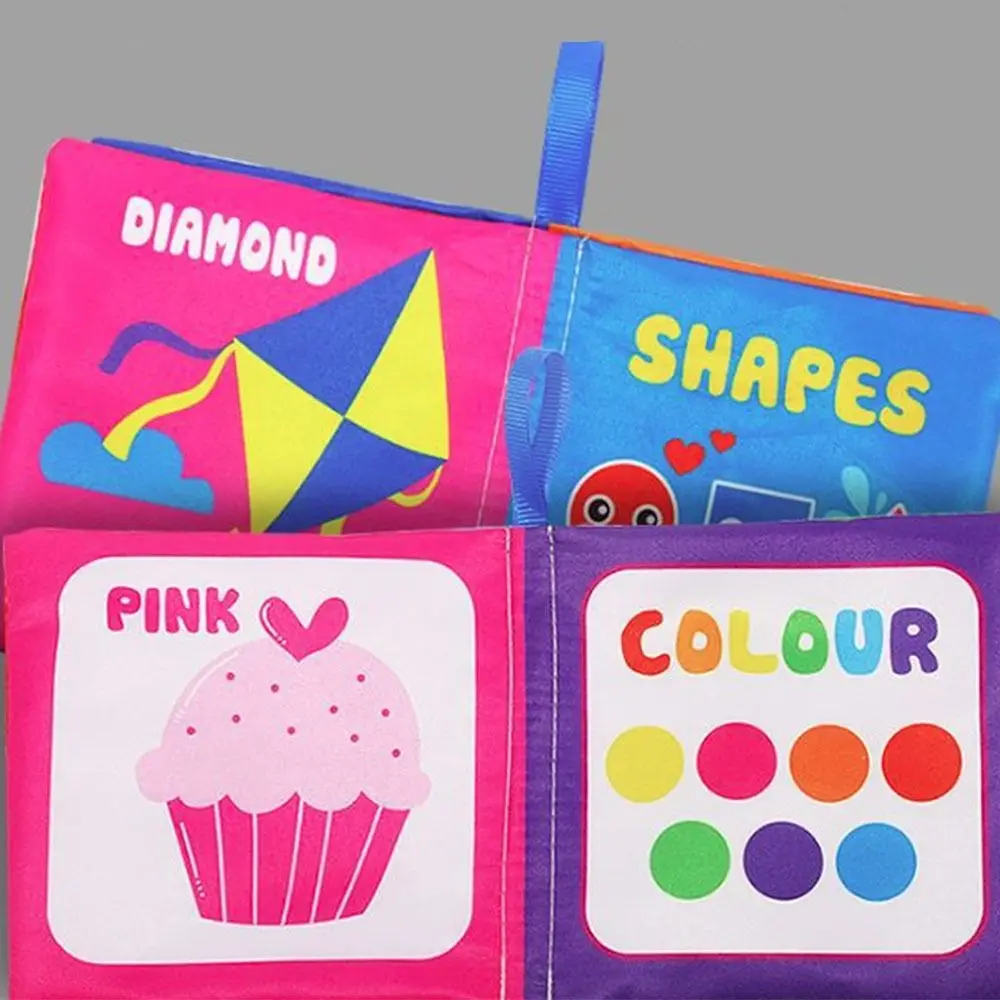 Color Numbers Toddler Gifts Can't Be Torn Baby Cloth Books Montessori Baby Books Rustle Sound Toys Infant Educational Toys