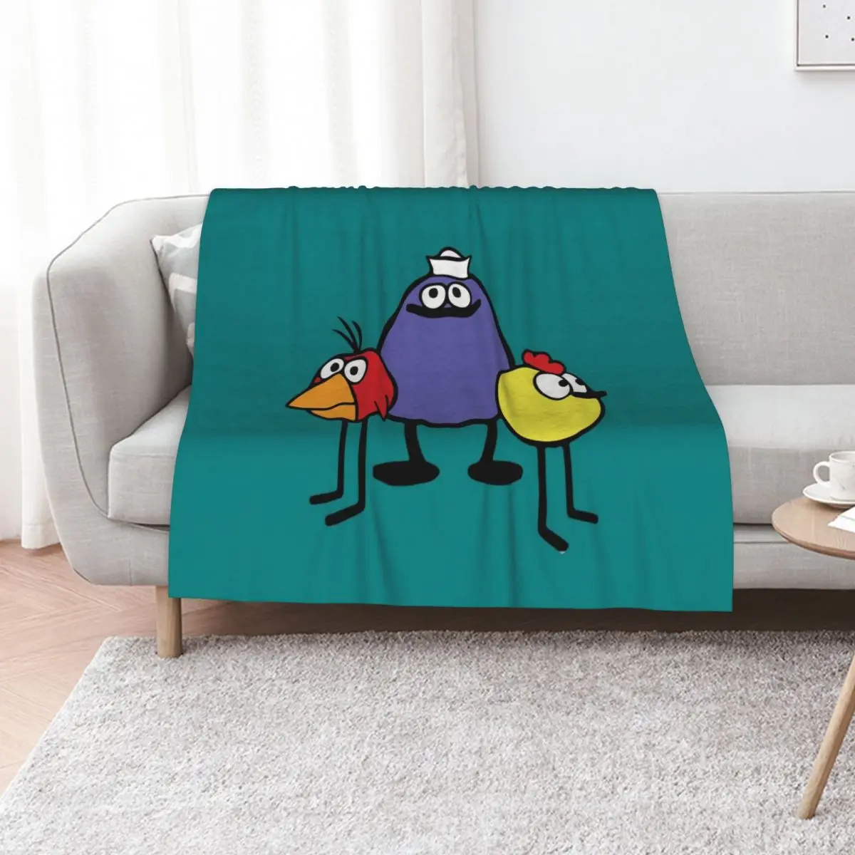 Peep and the big wide world 1 Throw Blanket Softest christmas gifts Kid'S Multi-Purpose Bed Decorative Beds Blankets