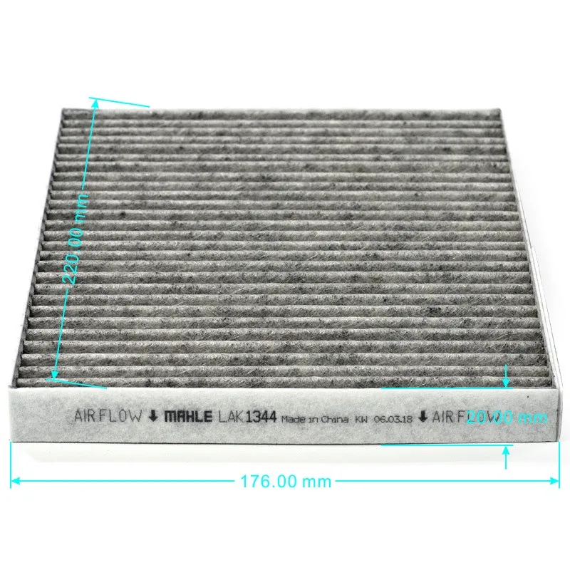 MAHLE LAK1344 Activated Carbon Air Cabin Filter for CHERY ARRIZO 3 1.5 2014-2017 J438107011 LA1344