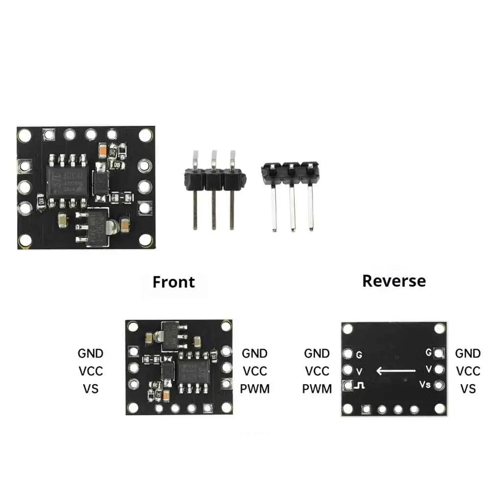 PWM Signal Converter Module Analog 0‑5V to Servo 5‑15V Input 50Hz Output Multiple Modes for RC Servo ESC Drone Aircraft Model