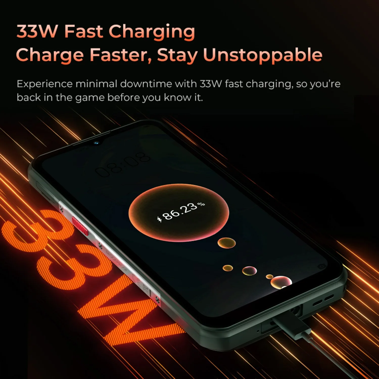 Oukitel WP55 Pro 5G Rugged Smartphone New Product Global Version 48GB(16+32) +512GB 11000mAh 33W 108MP 6.6