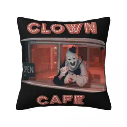 Fodera per cuscino decorativo Terrifier 2 Clown Cafe accessori Home Horror Movie Halloween Throw Pillow Case Cover Square Multi-Size