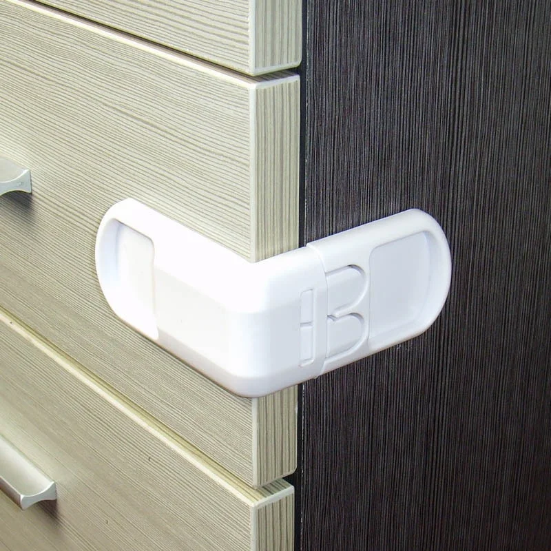 Useful New 2026 Baby Safety Drawer Locks Double Snap Multifunction Anti-Pinching Hand Cabinet Child Protection Security