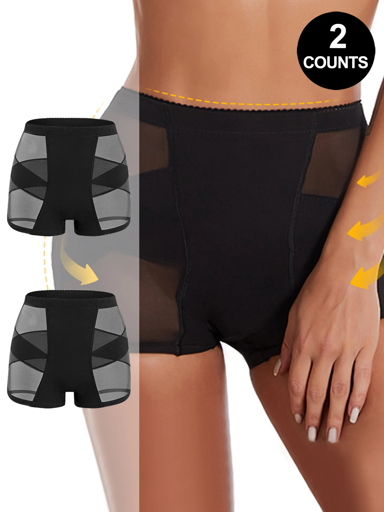 الإسفنج الوسادة سراويل بعقب رافع الملابس الداخلية وهمية الحمار بعقب المشكل سراويل الأرداف محسن منتصف الخصر المرأة مثير فقاعة بعقب