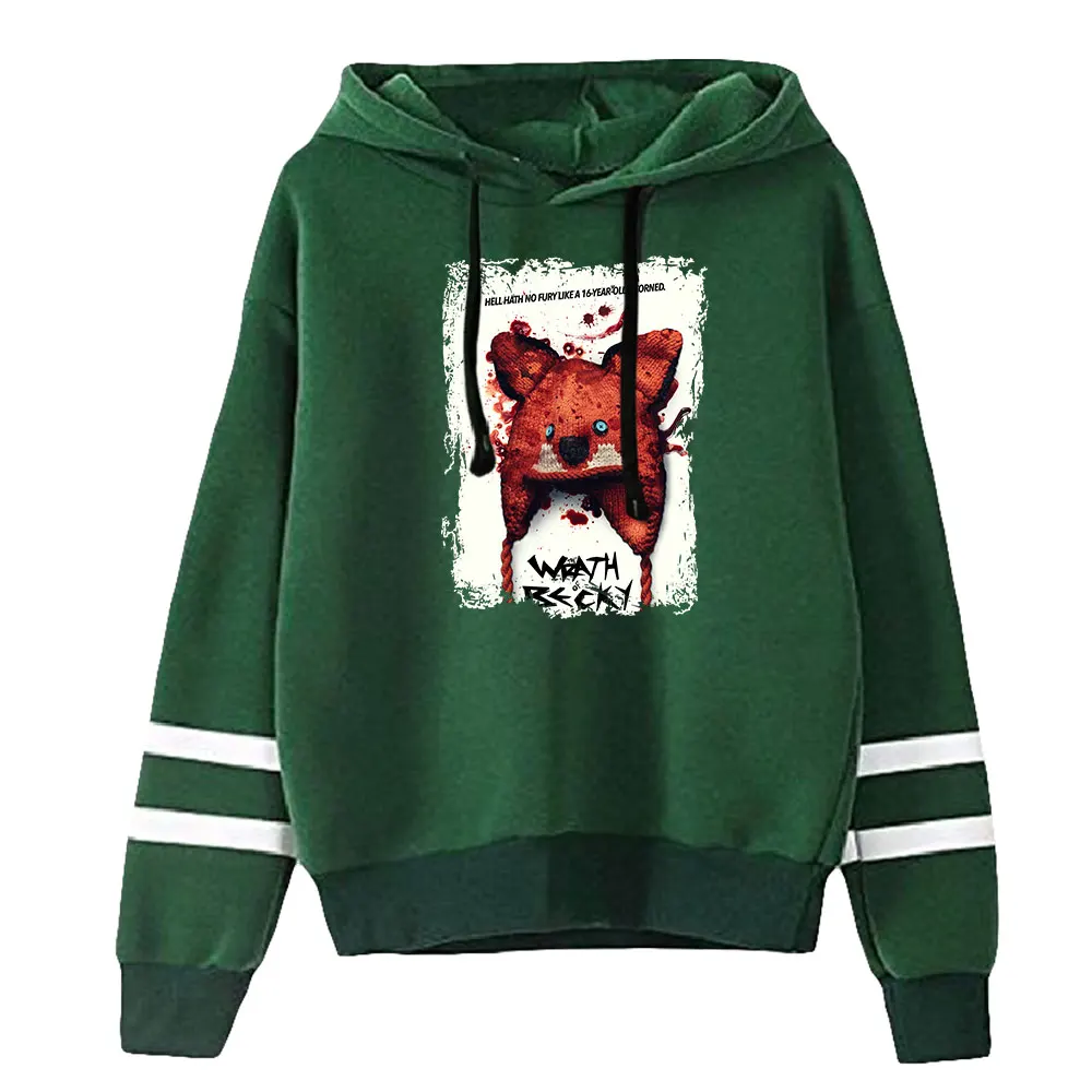 Moletom Horror Impresso, Moletons Unisex, Pullovers de manga comprida, Hoodies Hip Hop, A ESCRUÇÃO BECKY