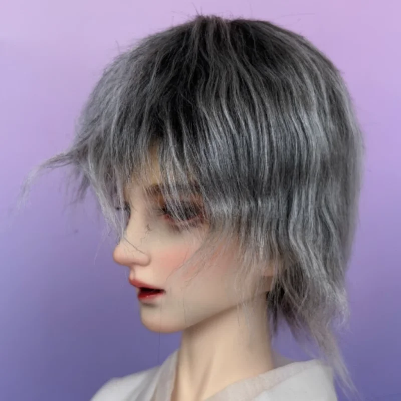 Nueva llegada peluca de piel de muñeca BJD para 1/3 1/4 1/6 MSD MDD muñeca pelucas de piel Multicolor accesorios de muñeca