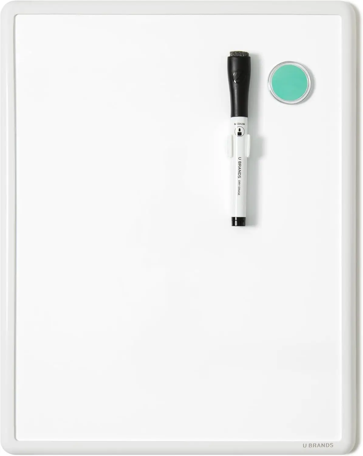 

Magnetic Mini Whiteboard 11x14 inch, Dry Erase Board for Fridge, Locker, Students, Includes Marker & Magnet