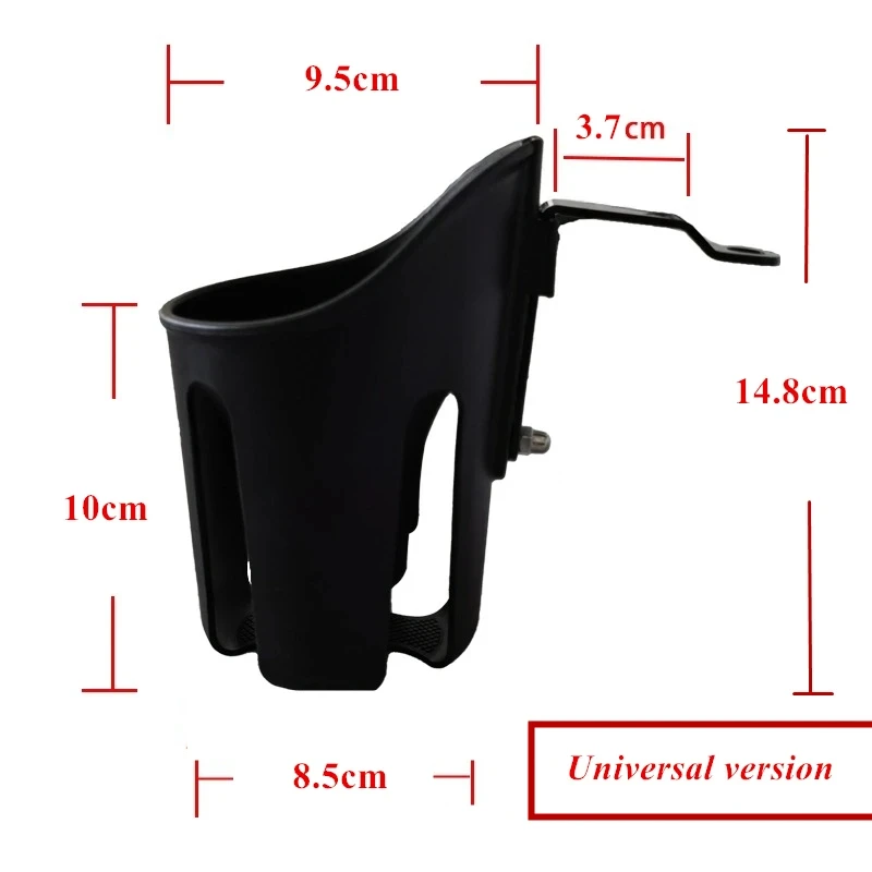 Ajuste automático Motocicleta Cup Holder, Suporte Universal para Drink Scratch Resistant Moto Water Bottle Cage, Moto