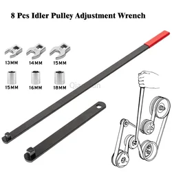 8-piece Material Steel Automotive Engine Belt Tensioner Adjustment Wrench Kit Idler Pulley Adjustment Wrench