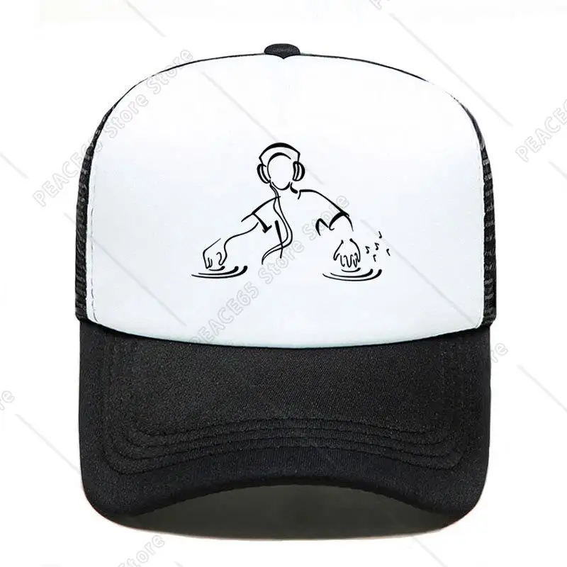 

2020 New Dj Disc Hanmai Party Funny Print Baseball Cap Men Women Parent-child Hats Mesh Visor Outdoor Sun Hat Adjustable Caps