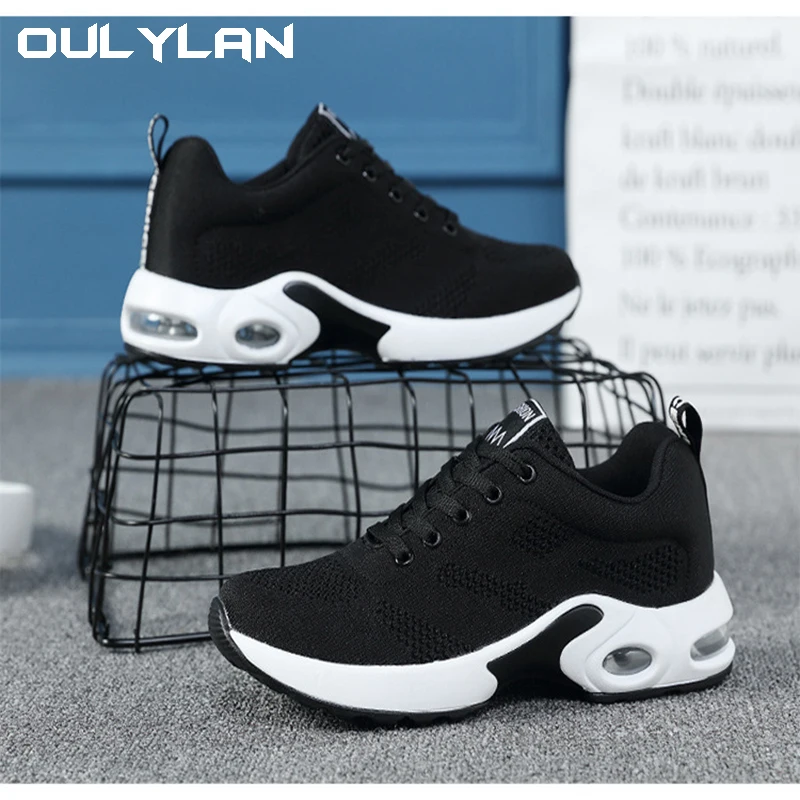 

Fashion 2024 Single Shoe Walking Women's Sneakers Breathable Sneakers Flat Sneakers Gym Shoes Breathable Fly Weaving sneakers