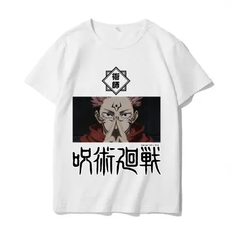 Kaus Mantra Periferal Anime Kembali Ke Perang Pria Lima Simpul Youren Lengan Pendek Wanita Dimensi Kedua Santai Siswa