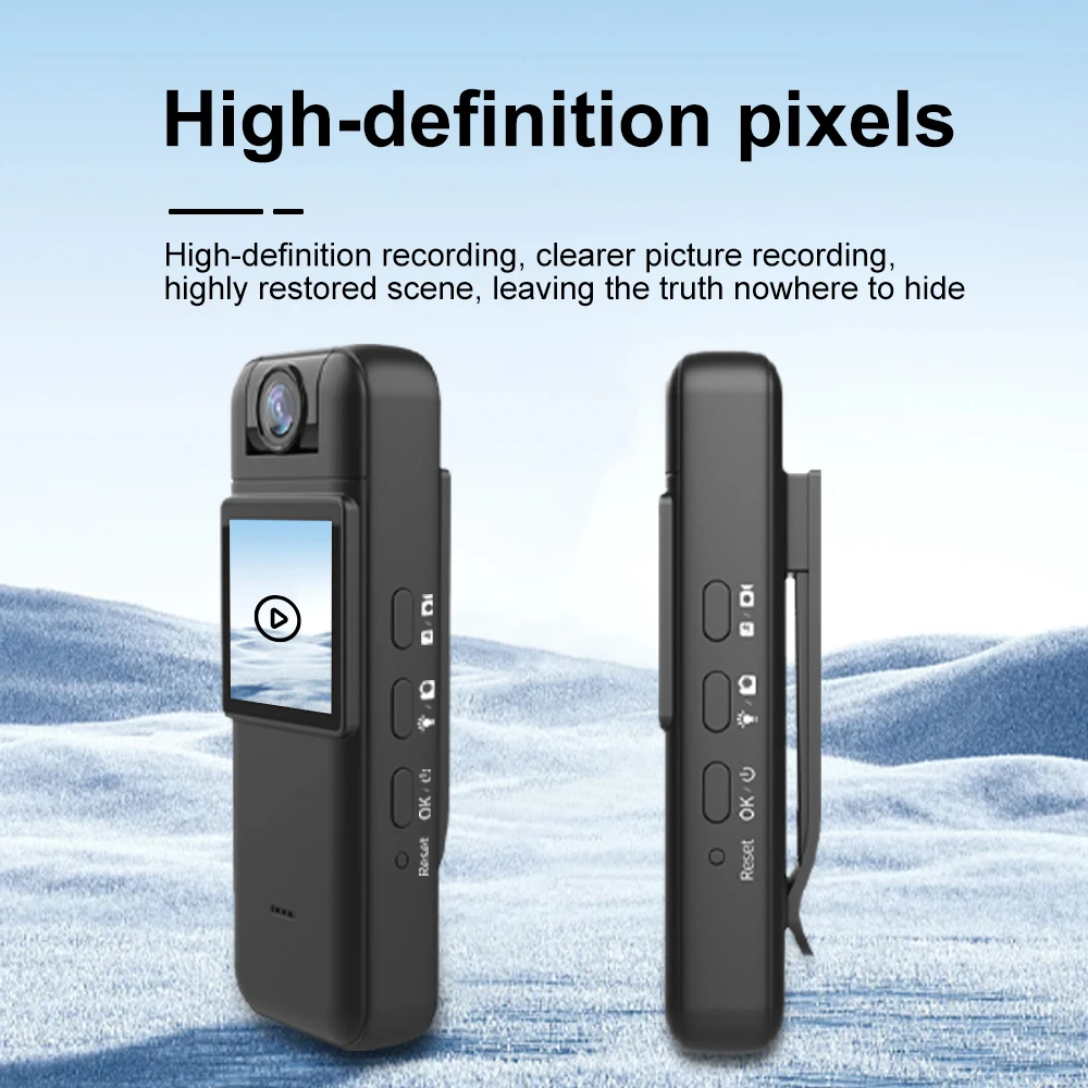 

Action Camera 1080p Sport Camera Body with Rotatable CMOS lens Wireless WiFi Hotspot Back Clip DV Recorder Camcorder Outdoor