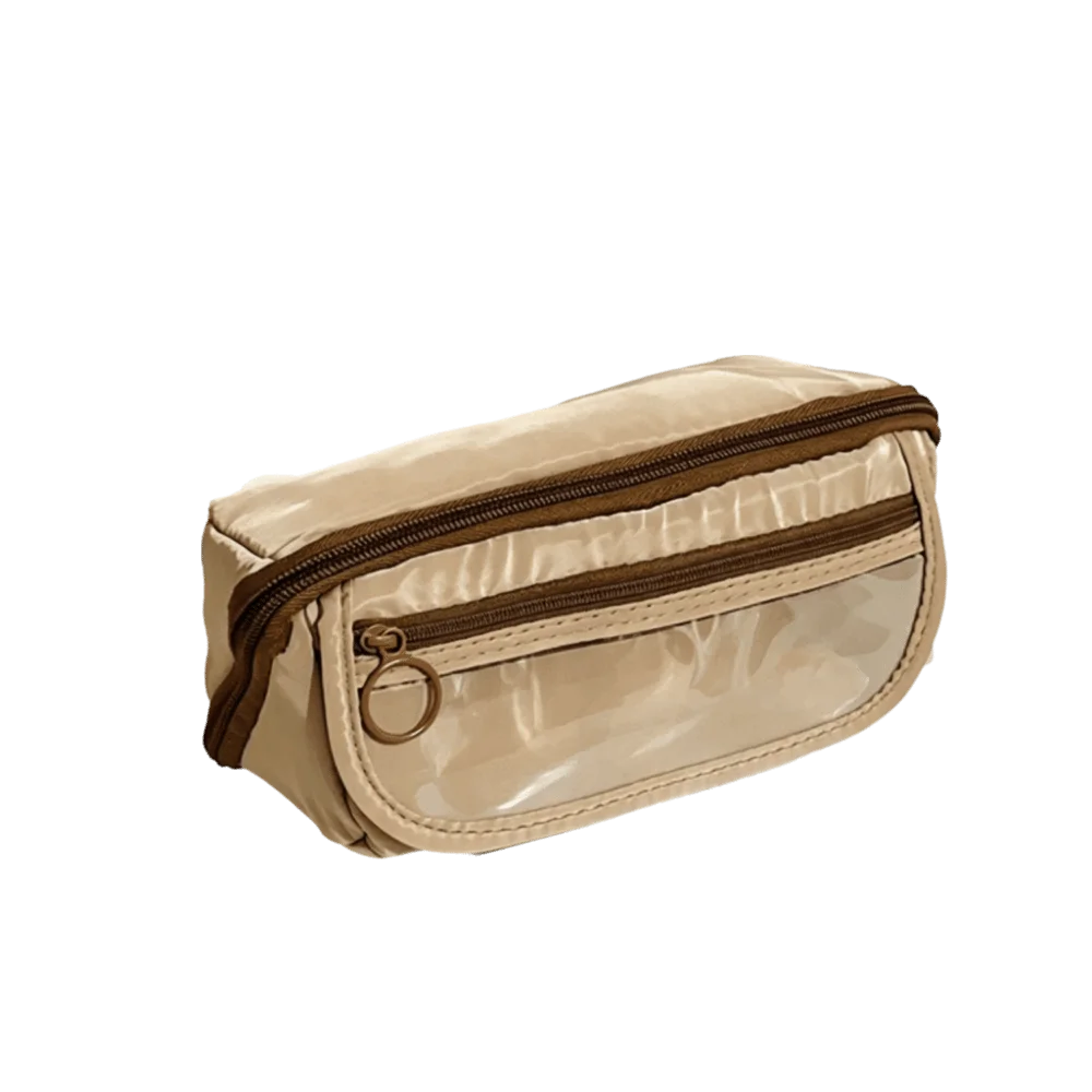 Large Capacity Multi-Compartment Pencil Case Polyester Wear-resistant Stationery Organizer Multi Layer Durable Pen Storage Pouch