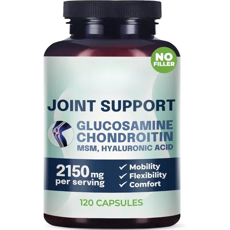 

Натуральные добавки для суставов с глюкозамином, хондроитином и МСМ для поддержки здоровья коленей и суставов, снятия боли.