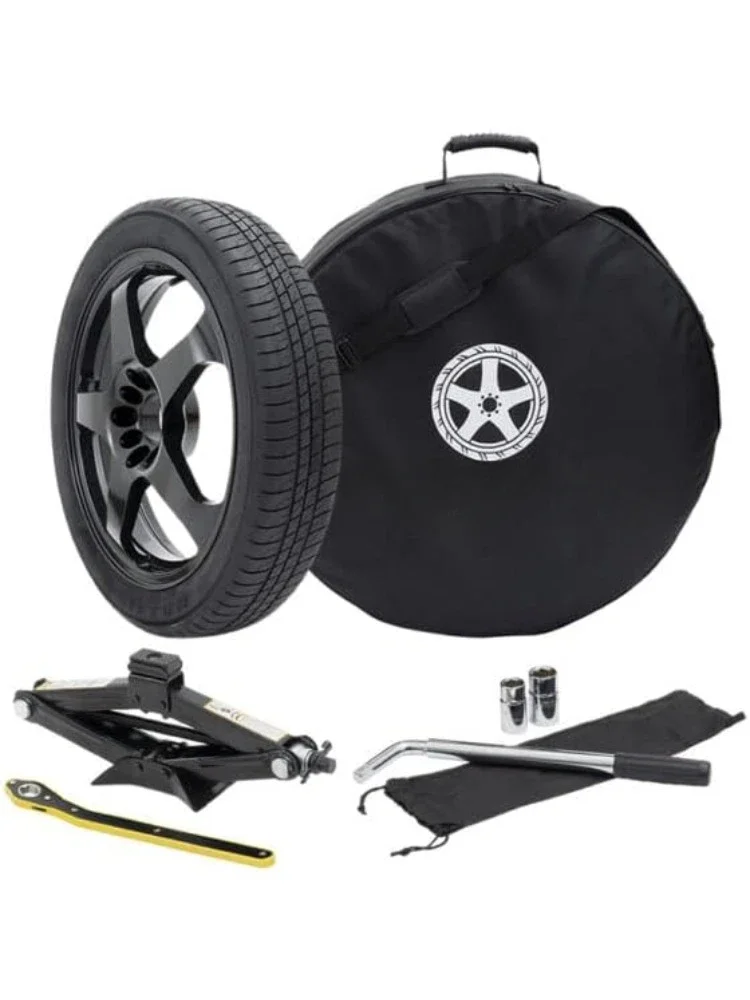 Fast Shipping.Complete Compact Spare Tire Kit w/Carrying Case - Fits 2020-2025 Tesla Model Y.NEW