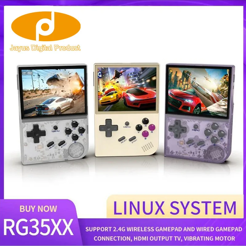 

Rg35xx Open-Source Handheld Large Screen 3.5-Inch Portable Retro Gba Arcade Game Nostalgic Ps1 Handheld Game Console